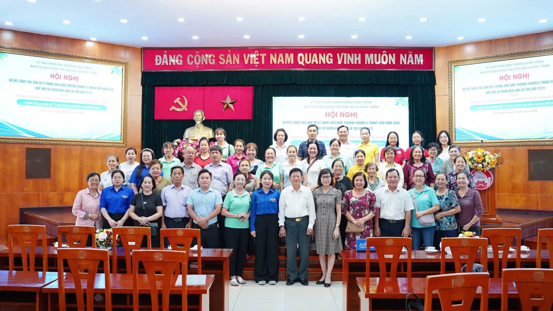 PHƯỜNG DIÊN HỒNG NÂNG CAO CHẤT LƯỢNG CÔNG TÁC DÂN SỐ, ĐẨY MẠNH TƯ VẤN KHÁM SỨC KHỎE TRƯỚC HÔN NHÂN