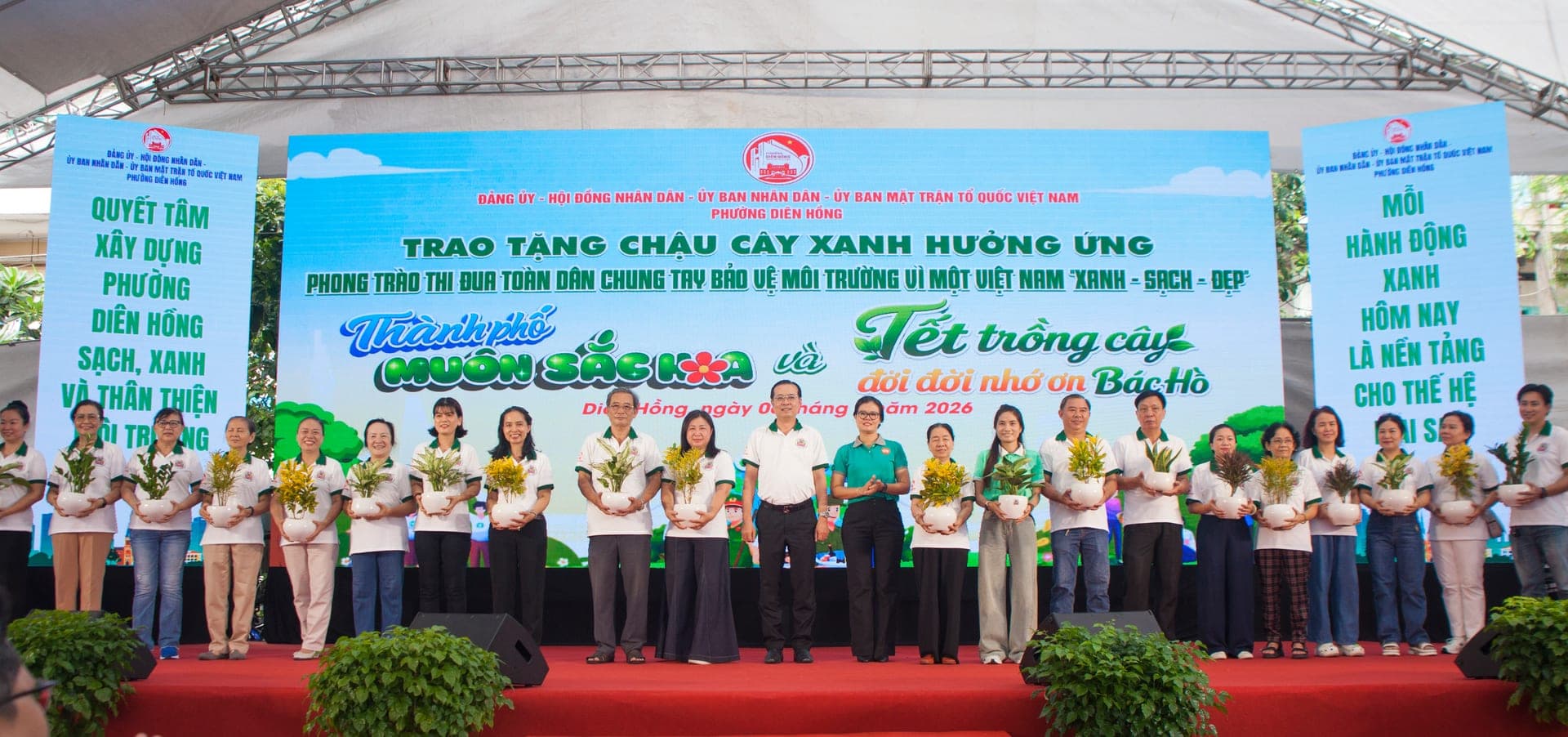 PHƯỜNG DIÊN HỒNG LAN TỎA TINH THẦN SỐNG XANH VÌ MÔI TRƯỜNG BỀN VỮNG