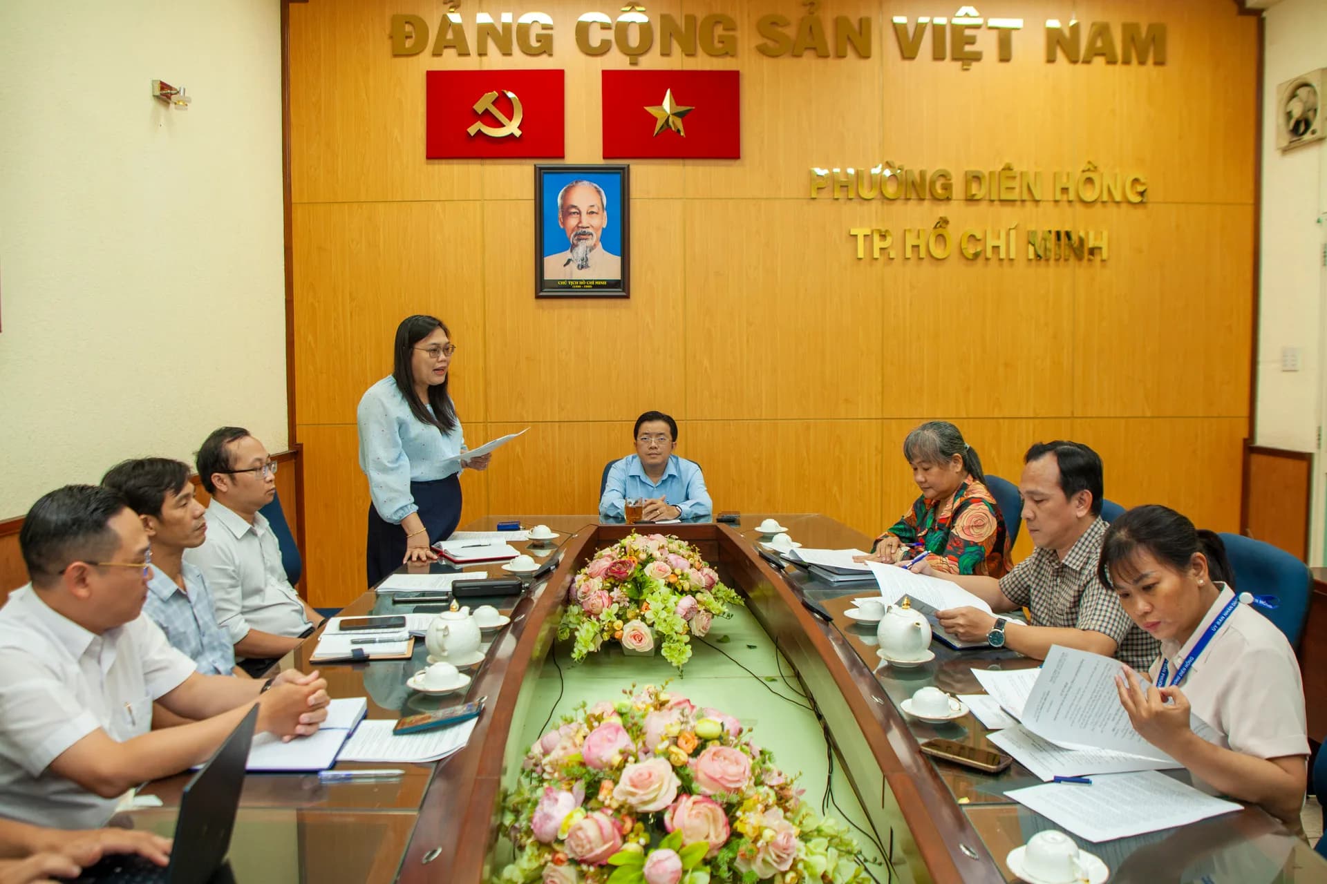 ĐẢNG ỦY PHƯỜNG DIÊN HỒNG TRIỂN KHAI QUYẾT ĐỊNH GIÁM SÁT, NÂNG CAO TRÁCH NHIỆM TRONG THỰC HIỆN NHIỆM VỤ