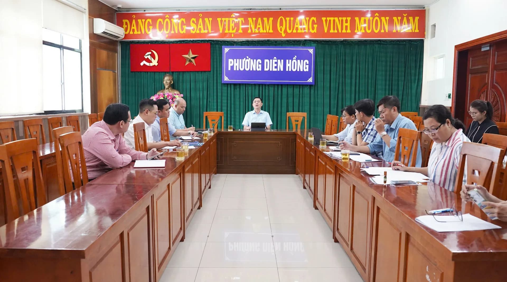 RÀ SOÁT TIẾN ĐỘ, TẬP TRUNG HOÀN THÀNH CÁC TIÊU CHÍ PHONG TRÀO TOÀN DÂN ĐOÀN KẾT XÂY DỰNG ĐỜI SỐNG VĂN HÓA NĂM 2026