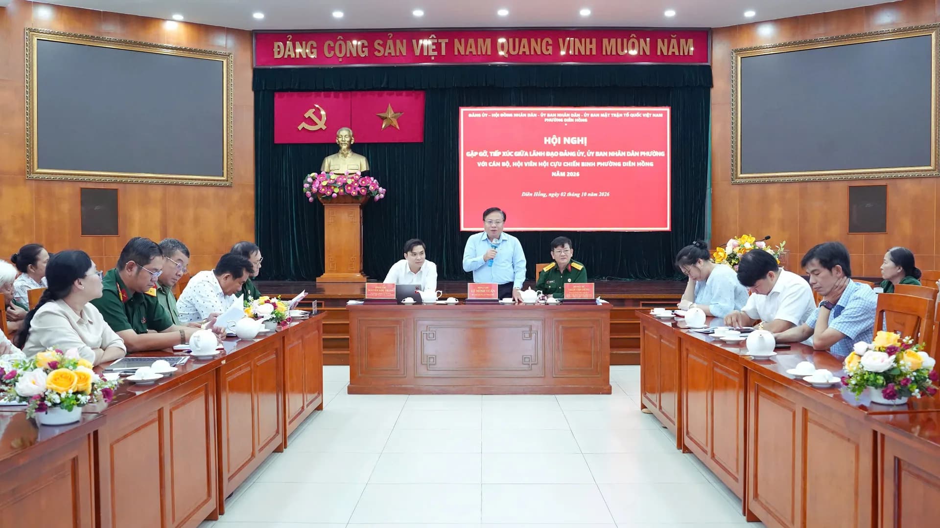 PHÁT HUY VAI TRÒ CỰU CHIẾN BINH XÂY DỰNG PHƯỜNG DIÊN HỒNG PHÁT TRIỂN, NGHĨA TÌNH