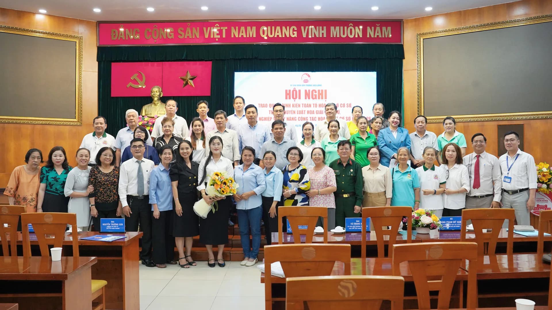 PHƯỜNG DIÊN HỒNG KIỆN TOÀN TỔ HÒA GIẢI, BỒI DƯỠNG NGHIỆP VỤ CHO HÒA GIẢI VIÊN