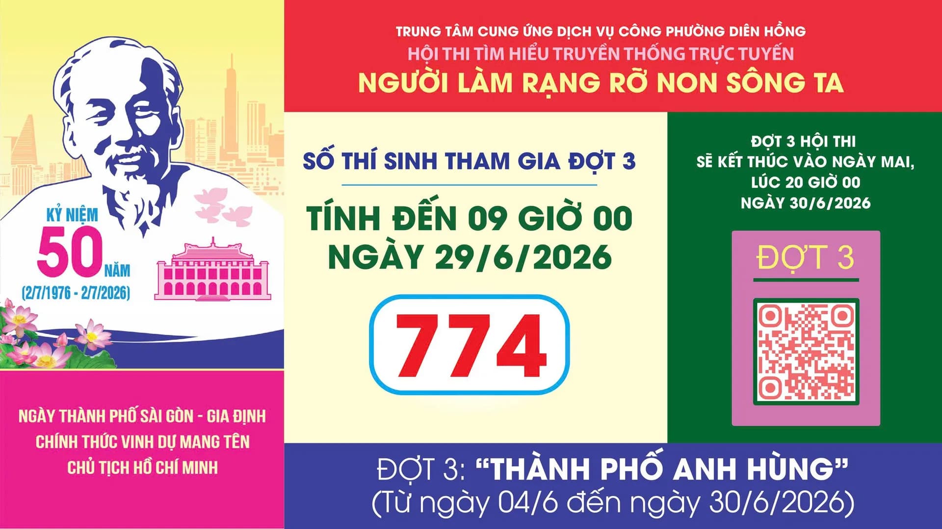 HỘI THI TÌM HIỂU TRUYỀN THỐNG TRỰC TUYẾN, CHỦ ĐỀ “NGƯỜI LÀM RẠNG RỠ NON SÔNG TA”