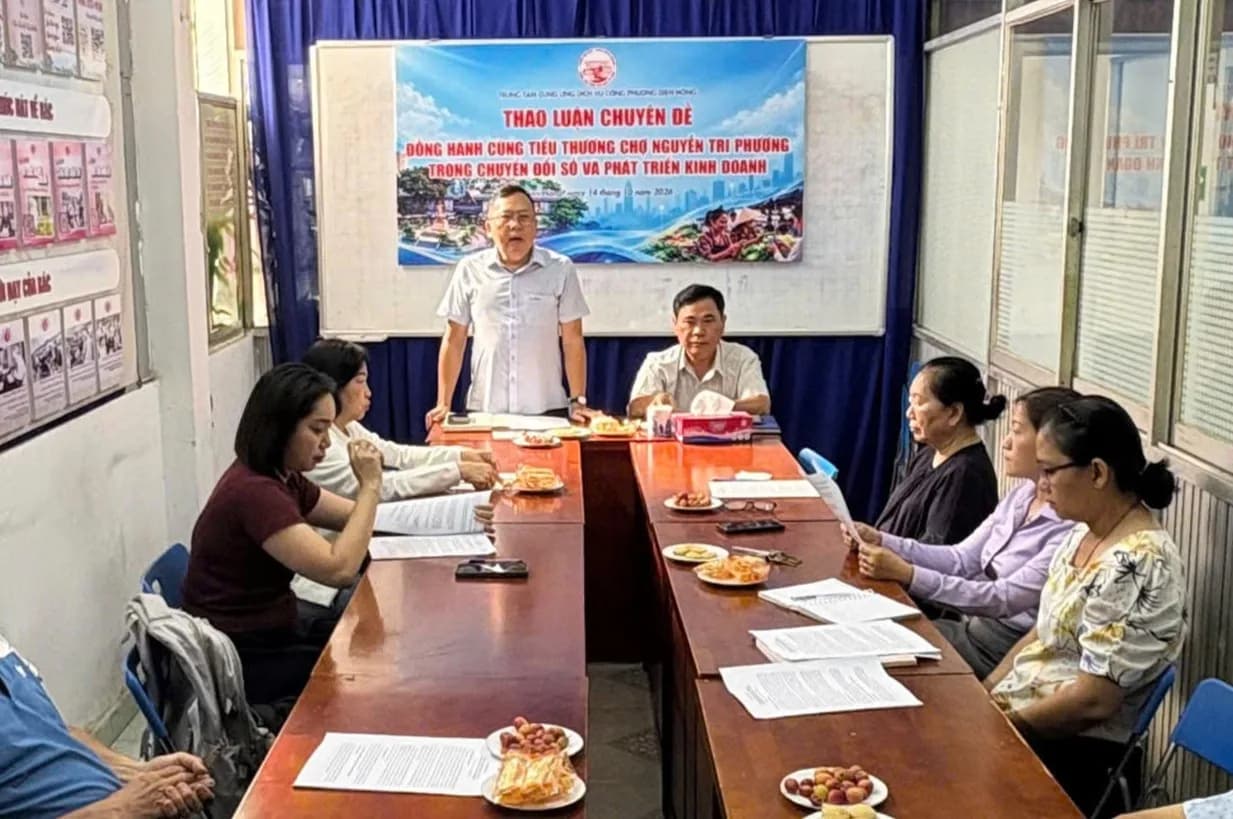 CHỢ NGUYỄN TRI PHƯƠNG HƯỚNG ĐẾN CHUYỂN ĐỔI SỐ, PHÁT TRIỂN KINH DOANH TRỰC TUYẾN