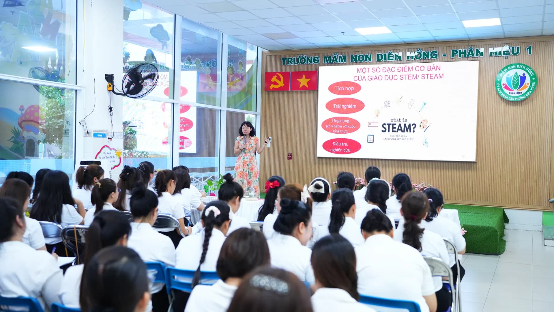 “MỞ KHÓA” TƯ DUY STEAM, ĐỔI MỚI HOẠT ĐỘNG GIÁO DỤC TẠI TRƯỜNG MẦM NON DIÊN HỒNG