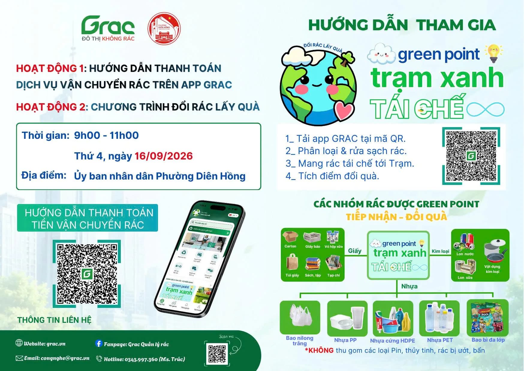 THU GOM CHẤT THẢI TÁI CHẾ, LAN TỎA THỰC HÀNH 3T