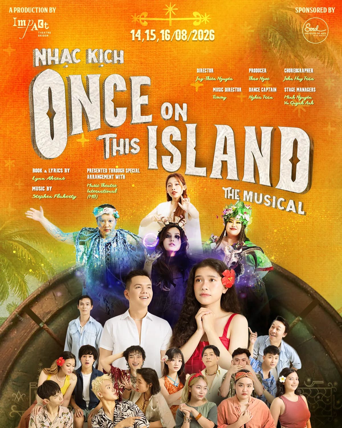 "NHẠC KỊCH ONCE ON THIS ISLAND - NGÀY XƯA TRÊN MỘT HÒN ĐẢO"