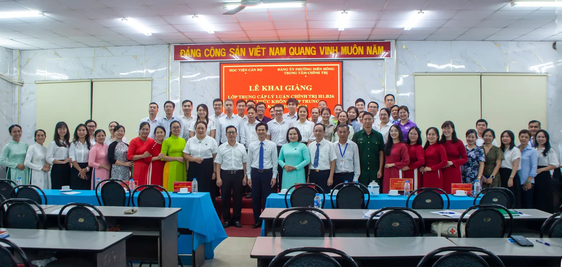 KHAI GIẢNG LỚP TRUNG CẤP LÝ LUẬN CHÍNH TRỊ H1.B26 HÌNH THỨC KHÔNG TẬP TRUNG NIÊN KHÓA 2026 – 2028