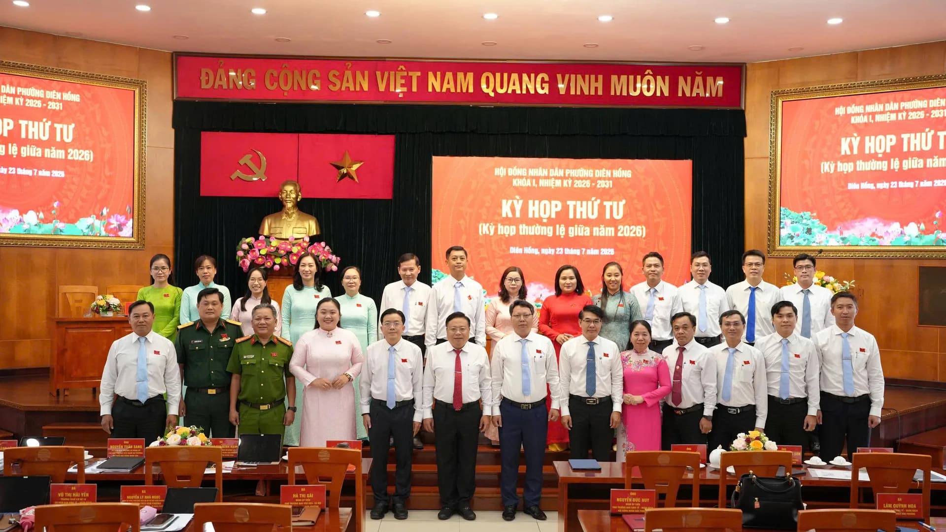 HĐND PHƯỜNG DIÊN HỒNG QUYẾT NGHỊ NHIỀU NHIỆM VỤ TRỌNG TÂM 6 THÁNG CUỐI NĂM 2026