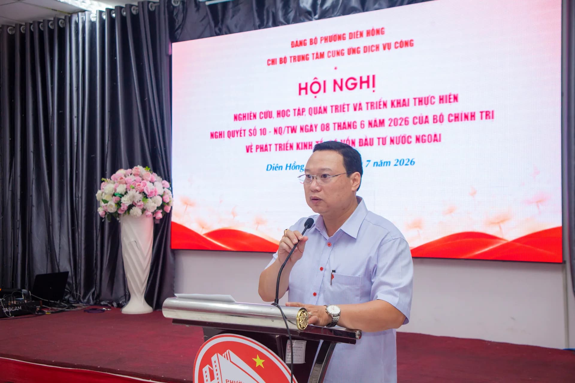 NGHIÊN CỨU, QUÁN TRIỆT NGHỊ QUYẾT SỐ 10-NQ/TW VỀ PHÁT TRIỂN KINH TẾ CÓ VỐN ĐẦU TƯ NƯỚC NGOÀI