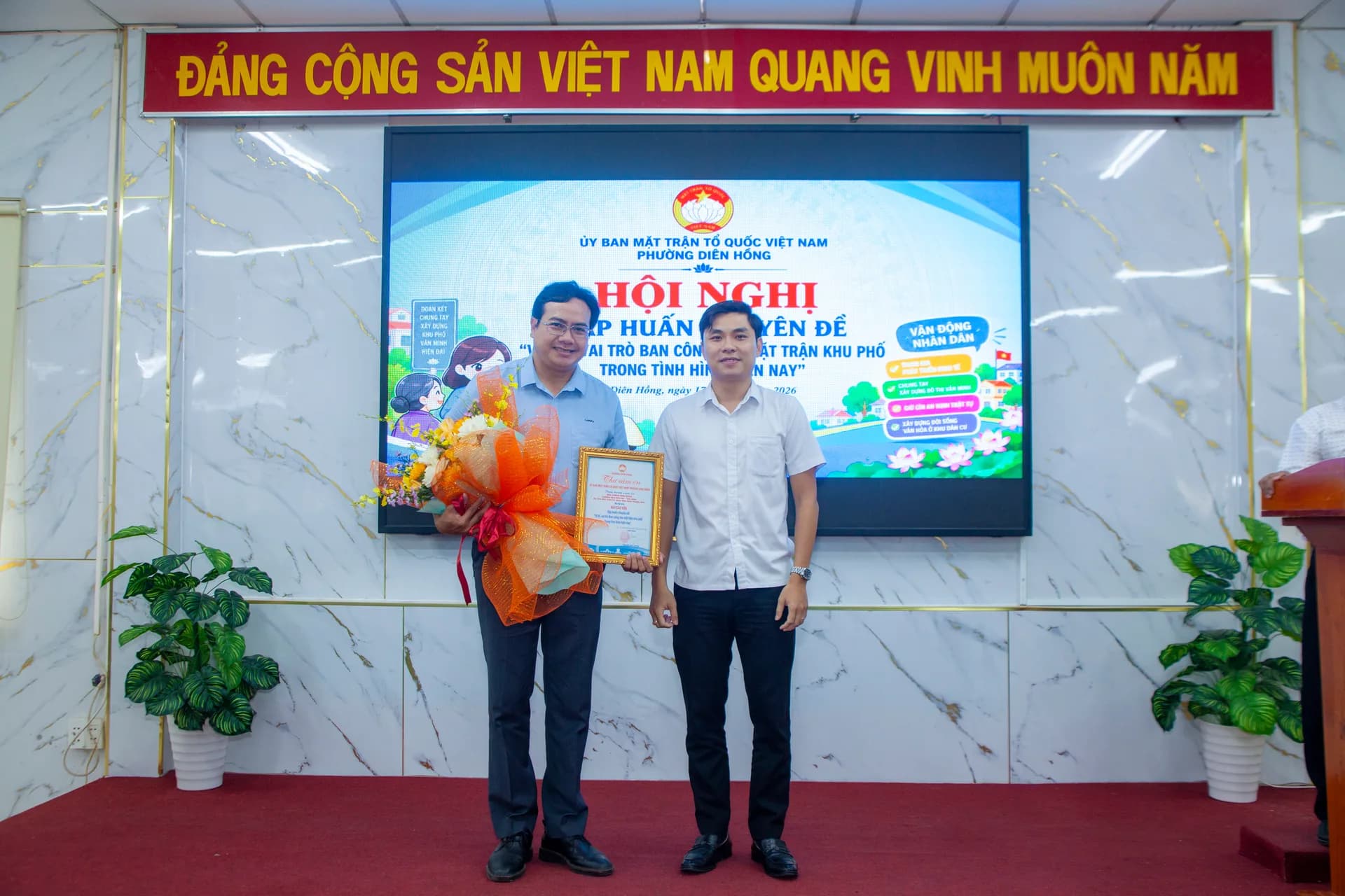 NÂNG CAO NĂNG LỰC CHO CÁN BỘ MẶT TRẬN CƠ SỞ PHƯỜNG DIÊN HỒNG TRONG THỜI ĐẠI SỐ