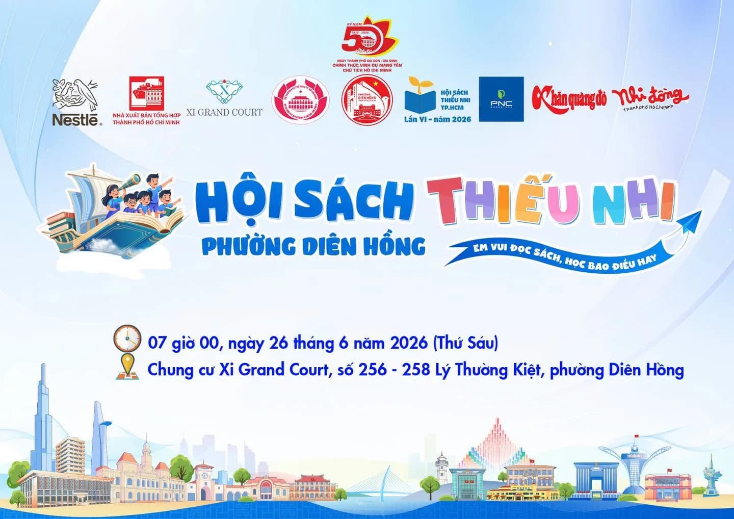 HỘI SÁCH THIẾU NHI PHƯỜNG DIÊN HỒNG 2026